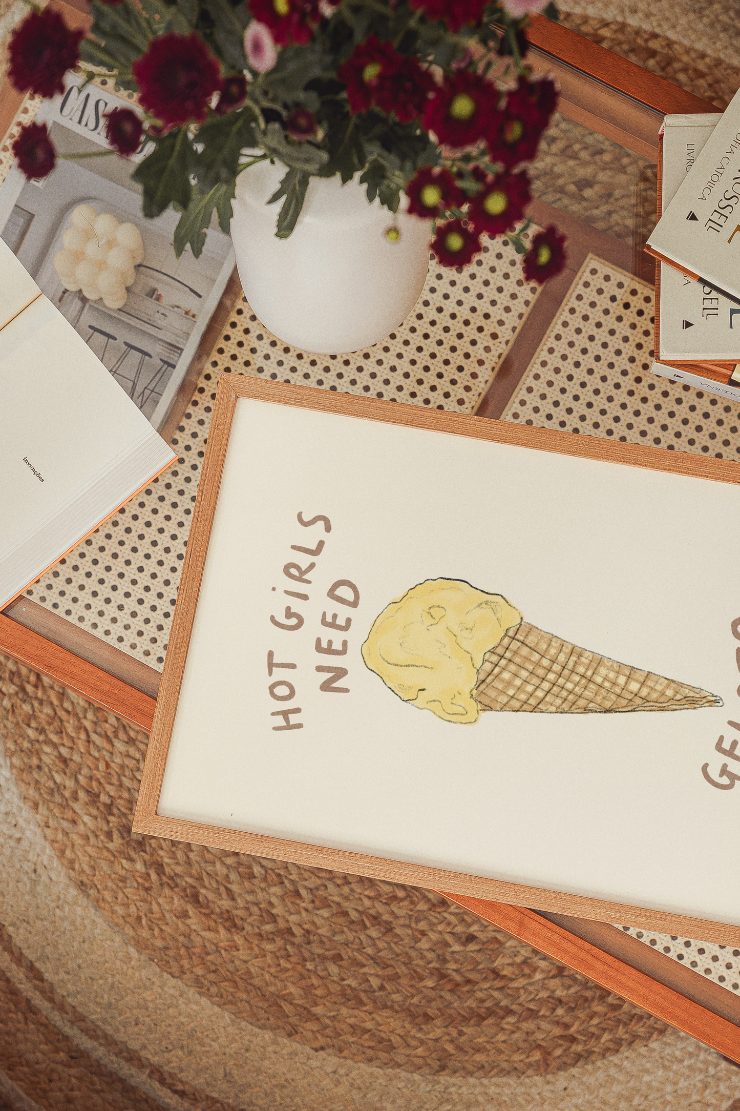 Hot Girls Need Gelato - Cone