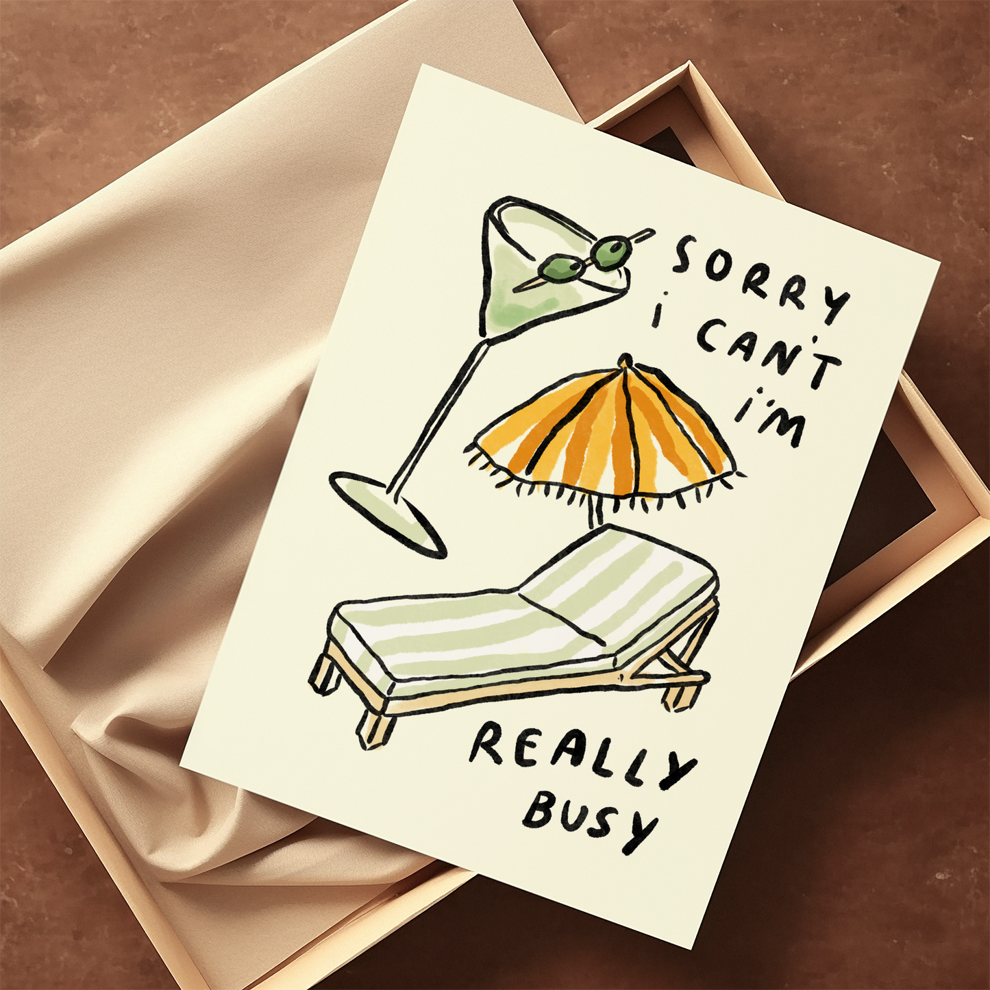 Sorry I'm Really Busy - Sun and Martini