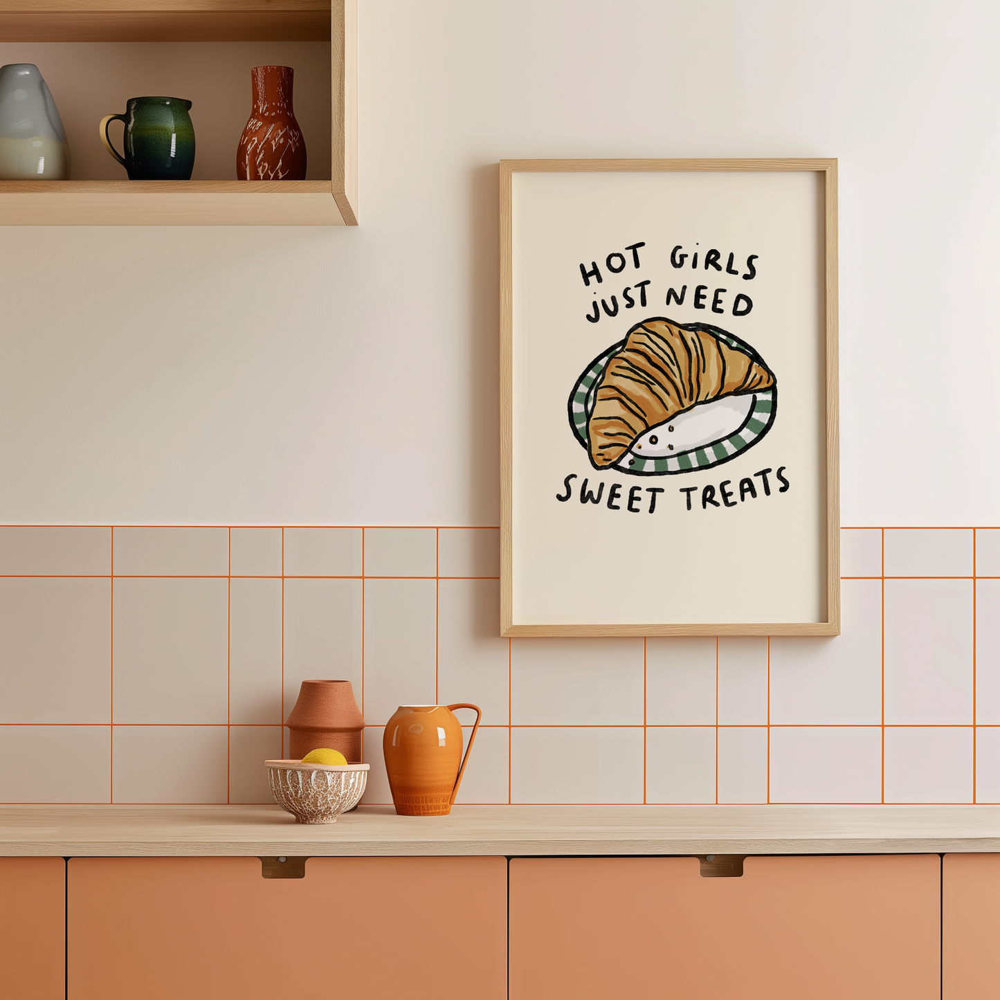 Hot Girls Need Sweet Treats - Croissants
