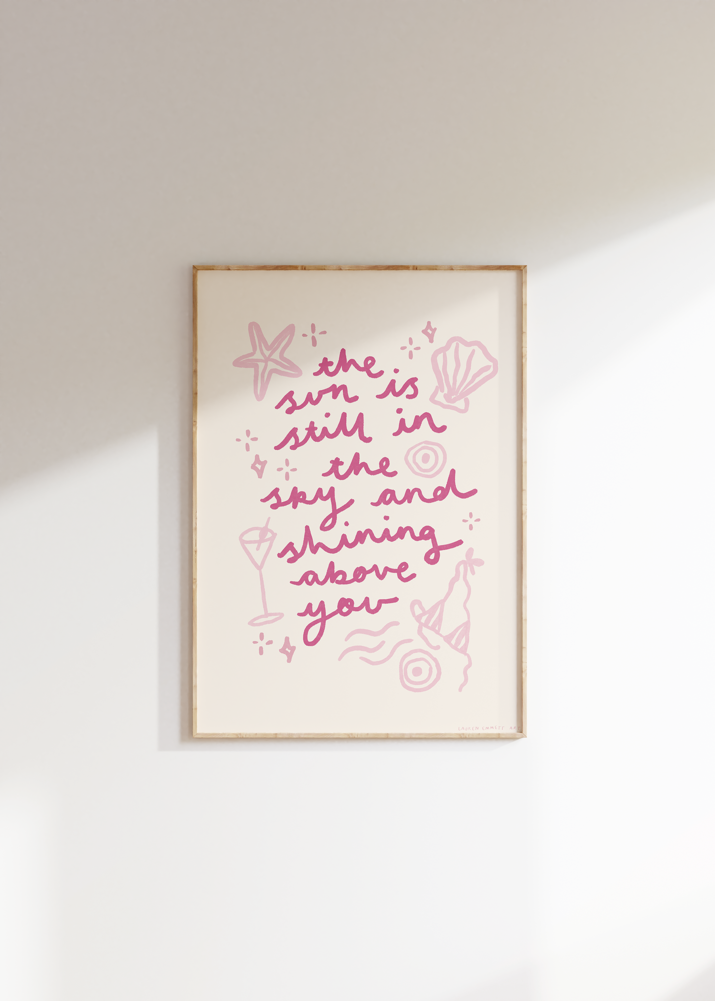 Custom Pink A3 Print