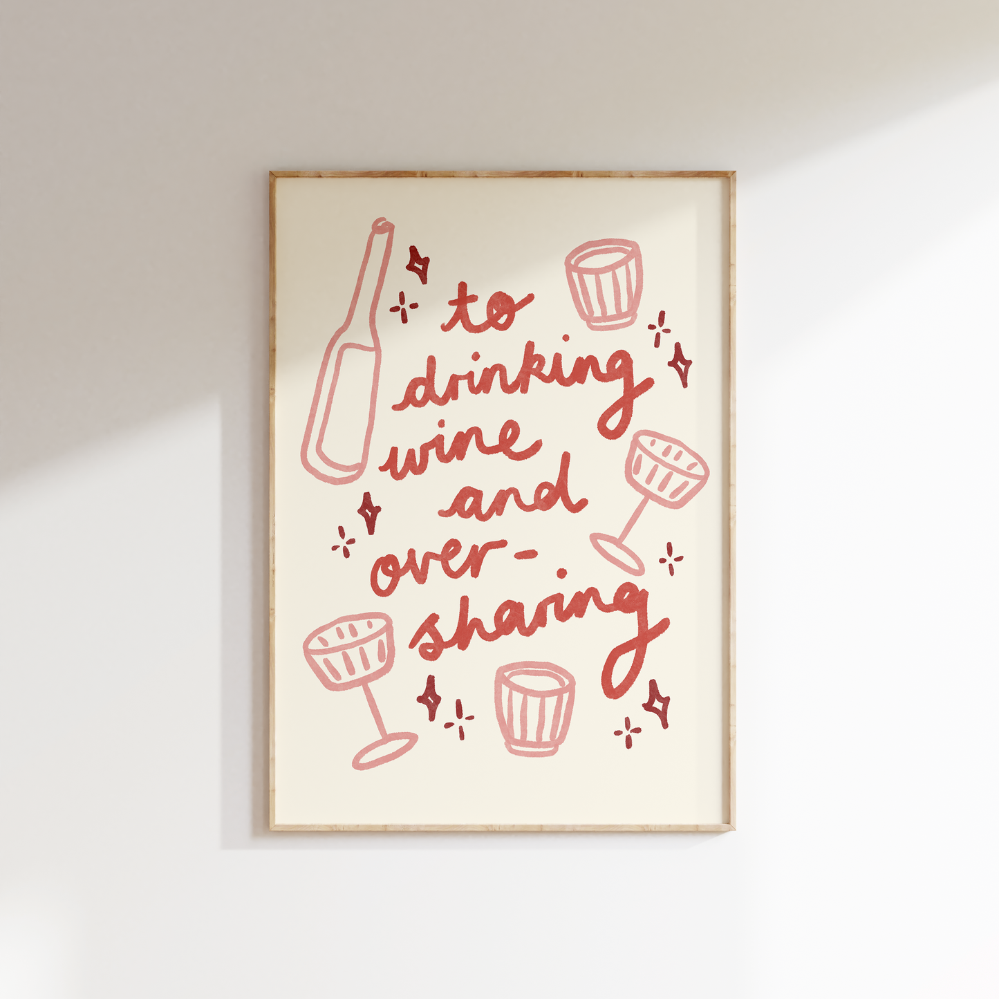 To Drinking Wine And Oversharing
