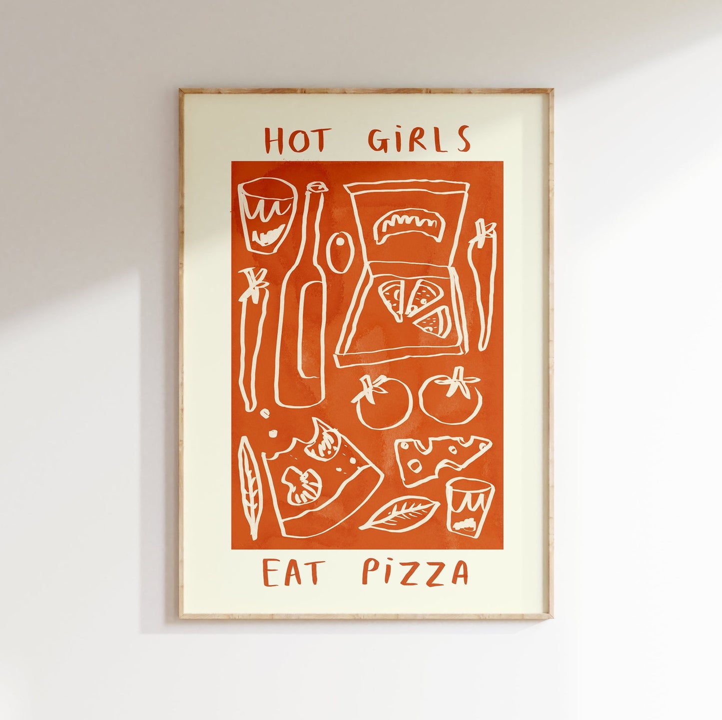 Hot Girls Love Pizza