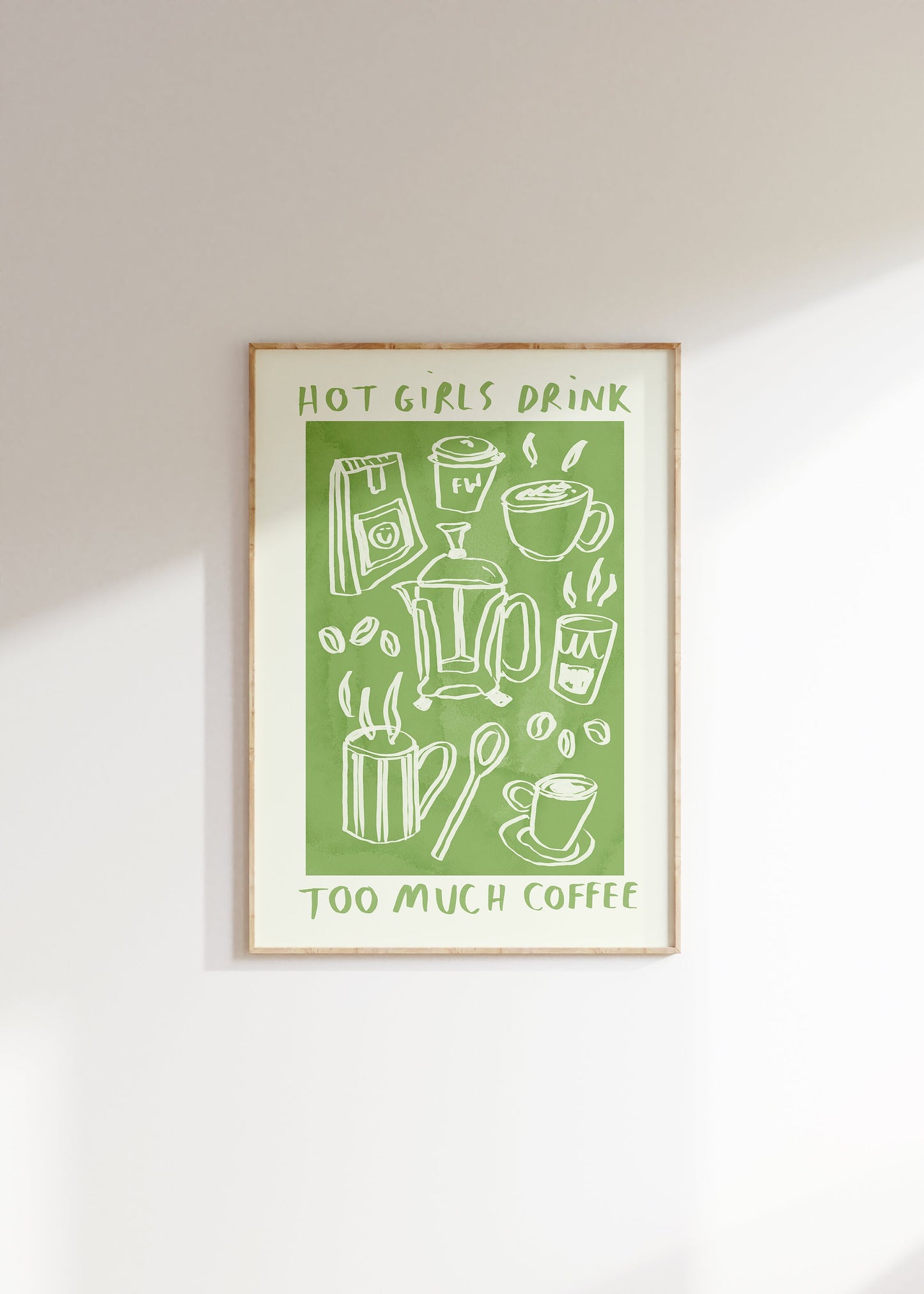 Hot Girls Drink Coffee