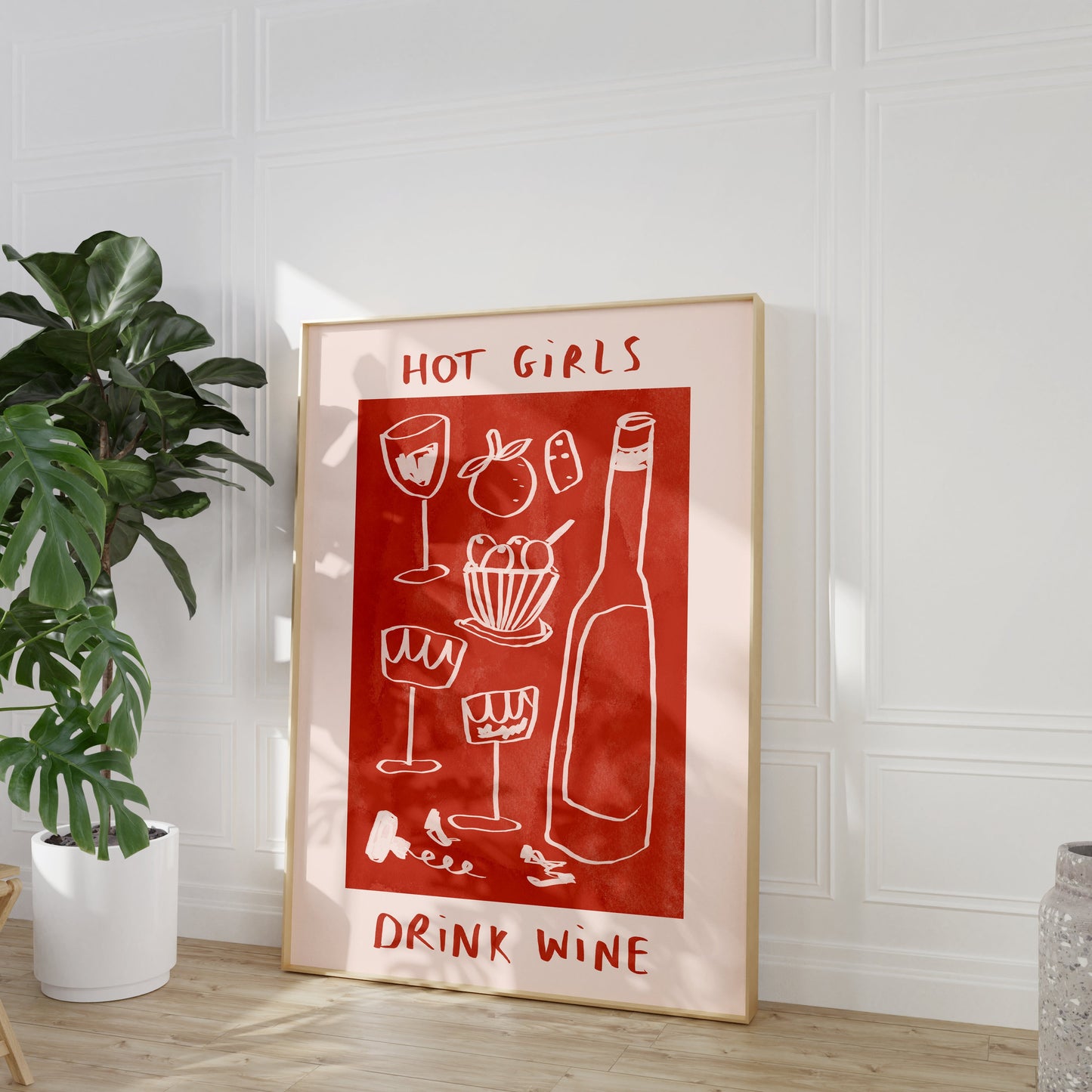Hot Girls Drink Wine
