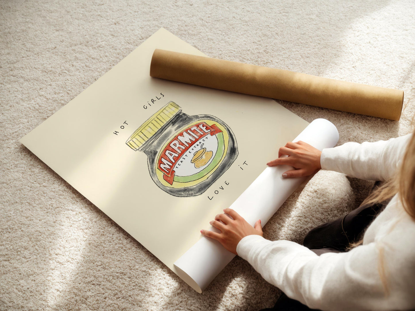 Hot Girls Love Marmite