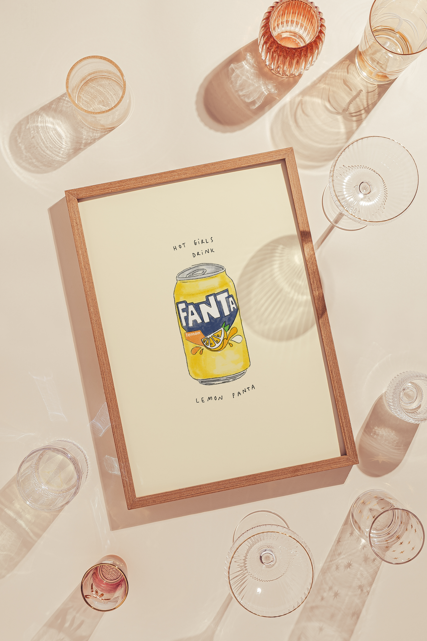 Hot Girls Drink Fanta Lemon
