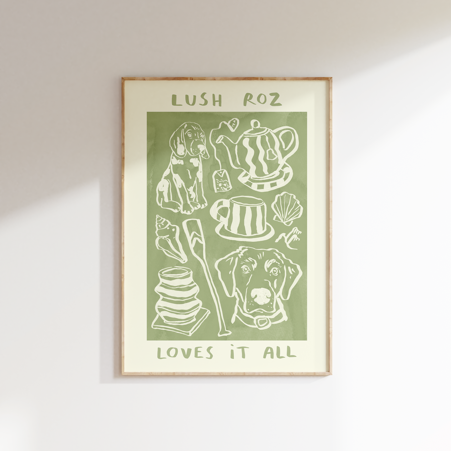 Custom "Favourite Things" Illustration