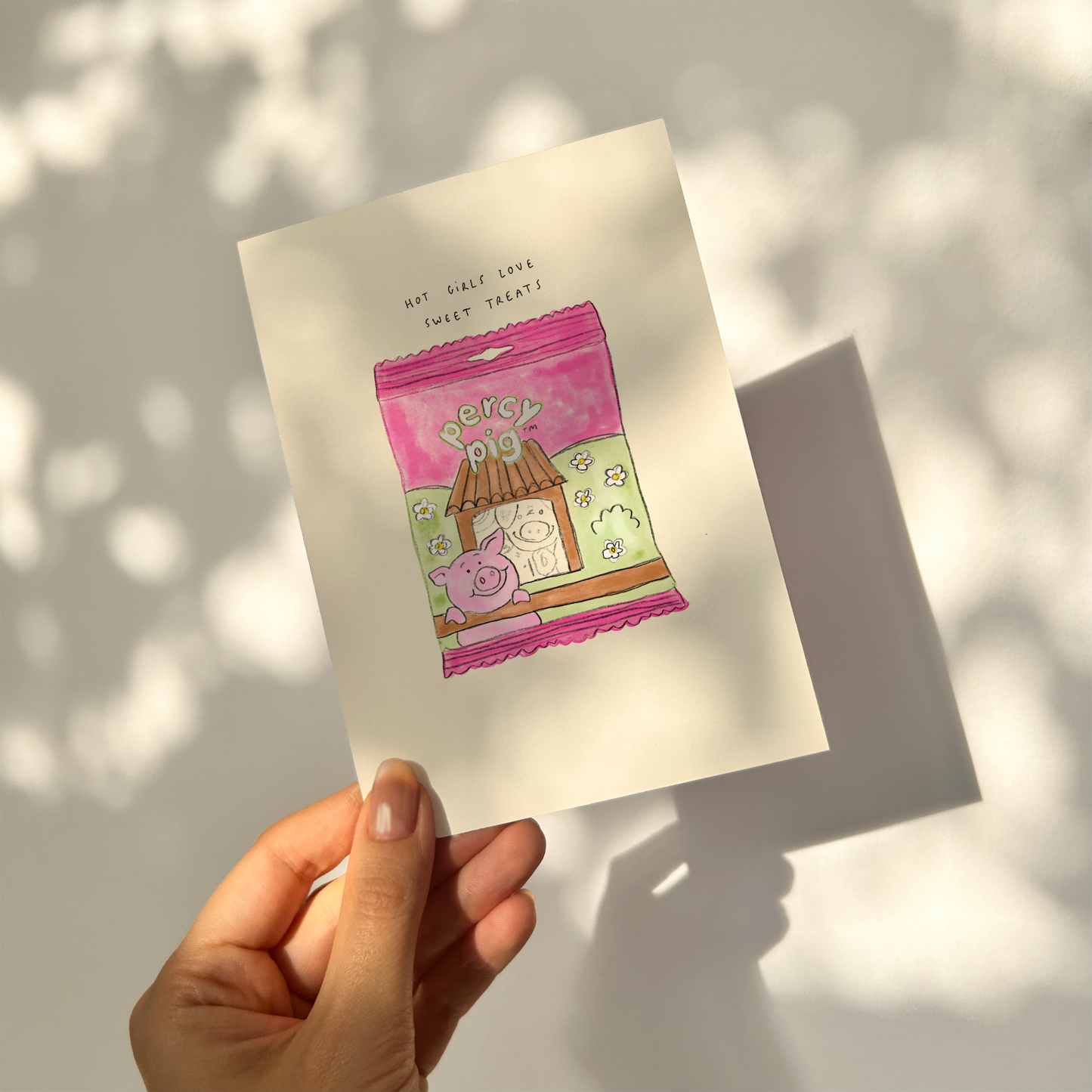 Hot Girls Love Sweet Treats - Percy Pigs