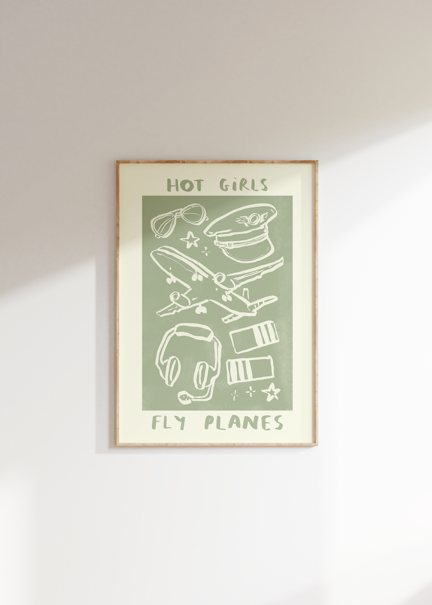 Hot Girls Fly Planes - Pilot
