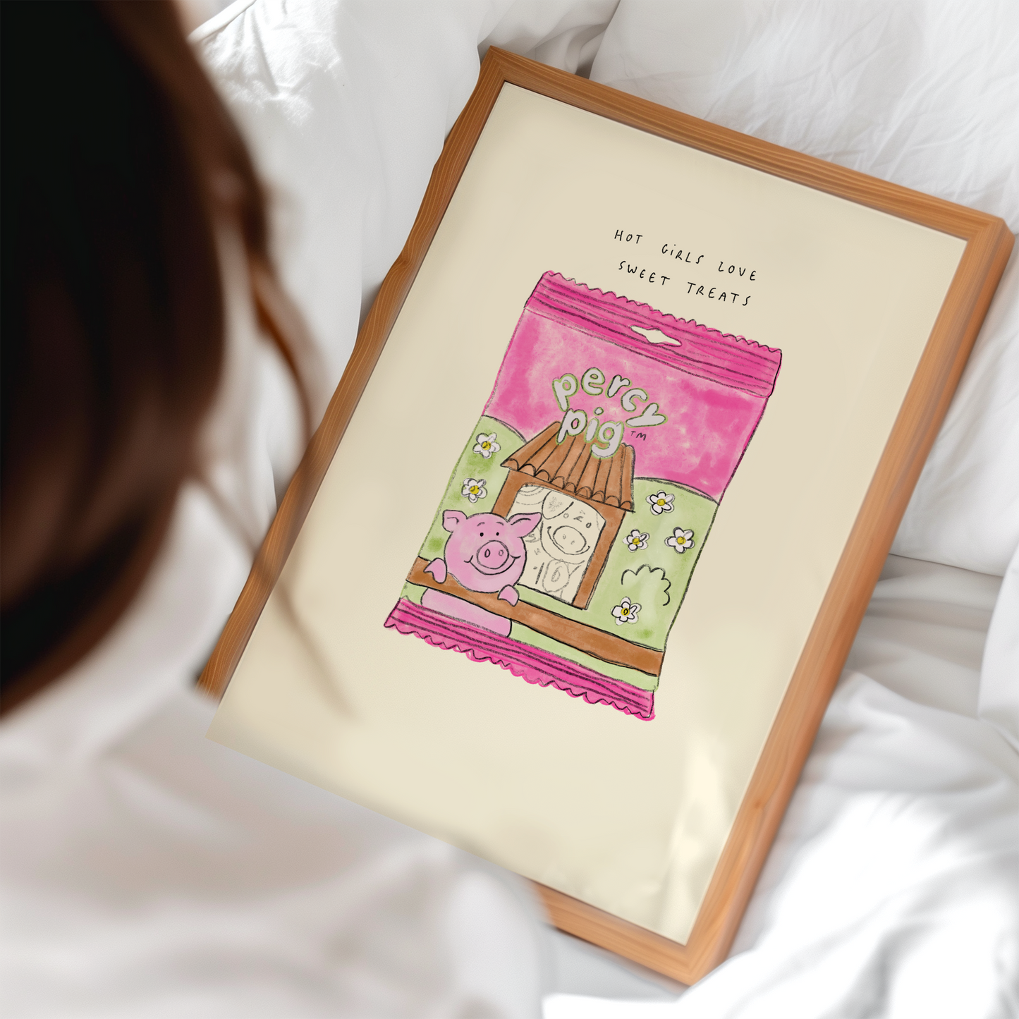 Hot Girls Love Sweet Treats - Percy Pigs