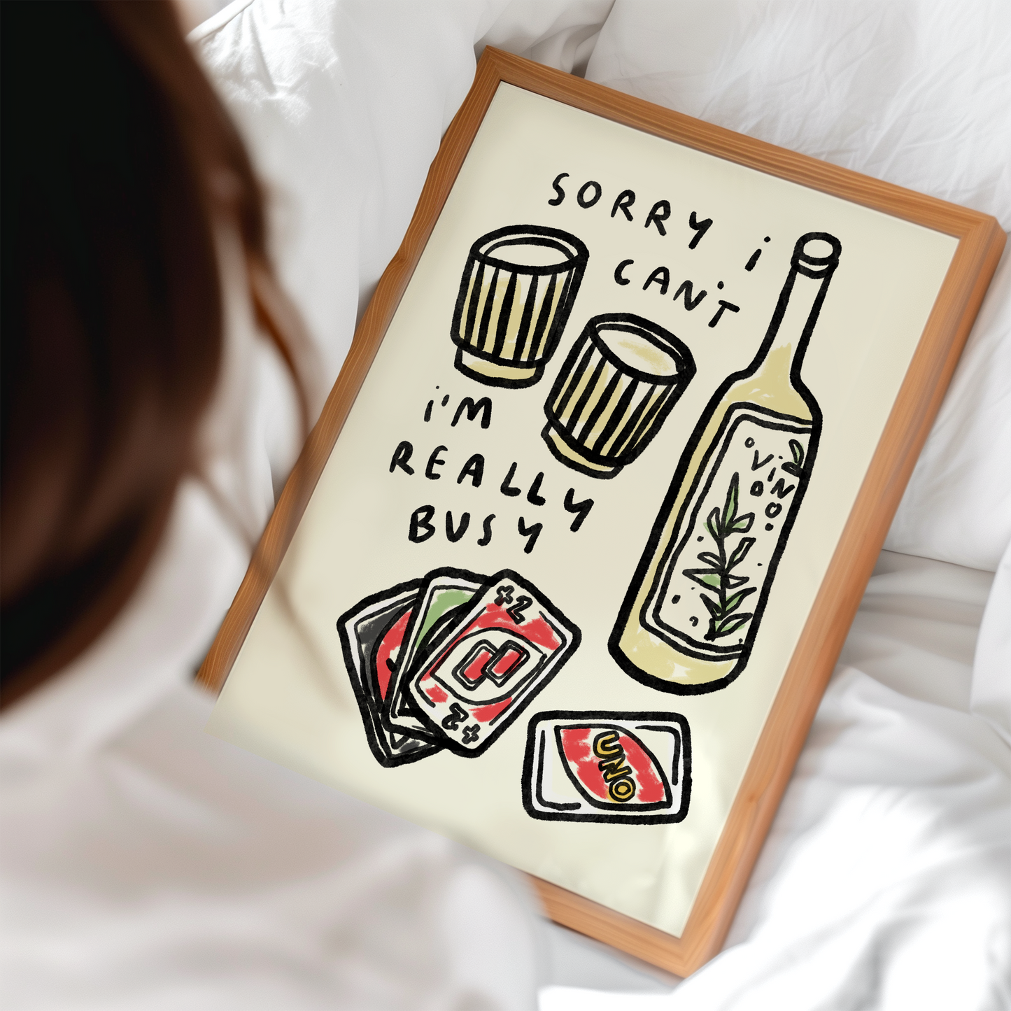 Sorry I'm Really Busy - Uno and Wine