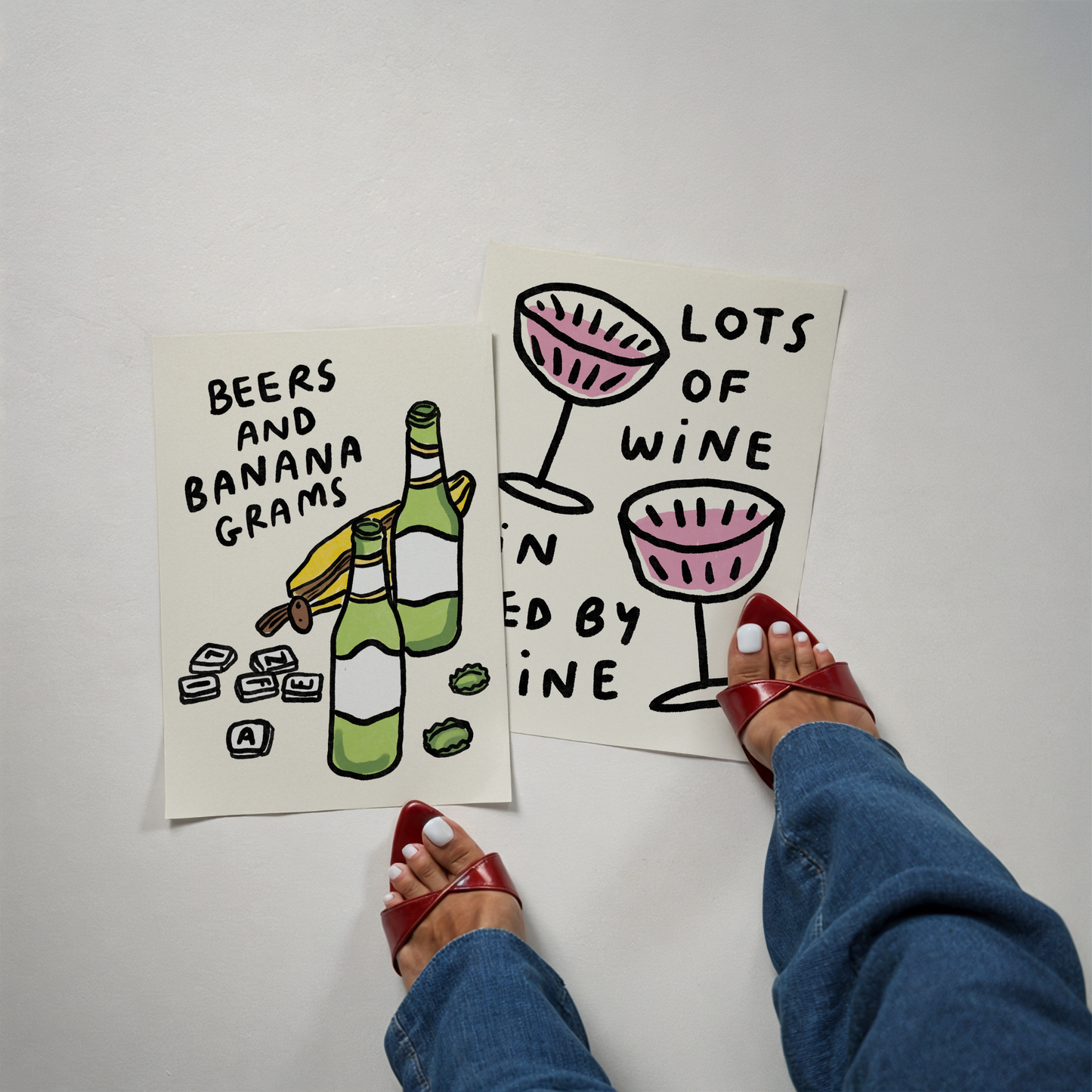 Beer and Bananagrams