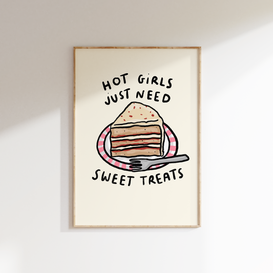 Hot Girls Need Sweet Treats - Cake