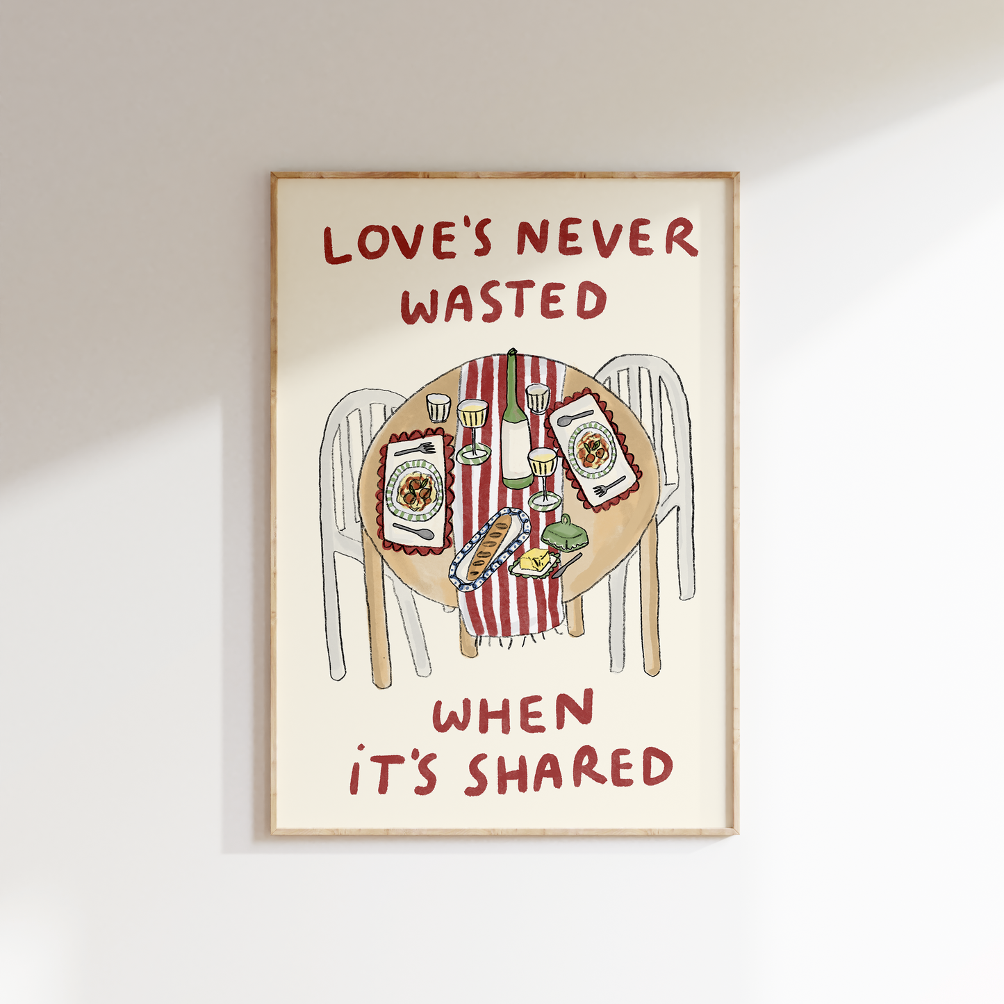 Love's Never Wasted When It's Shared