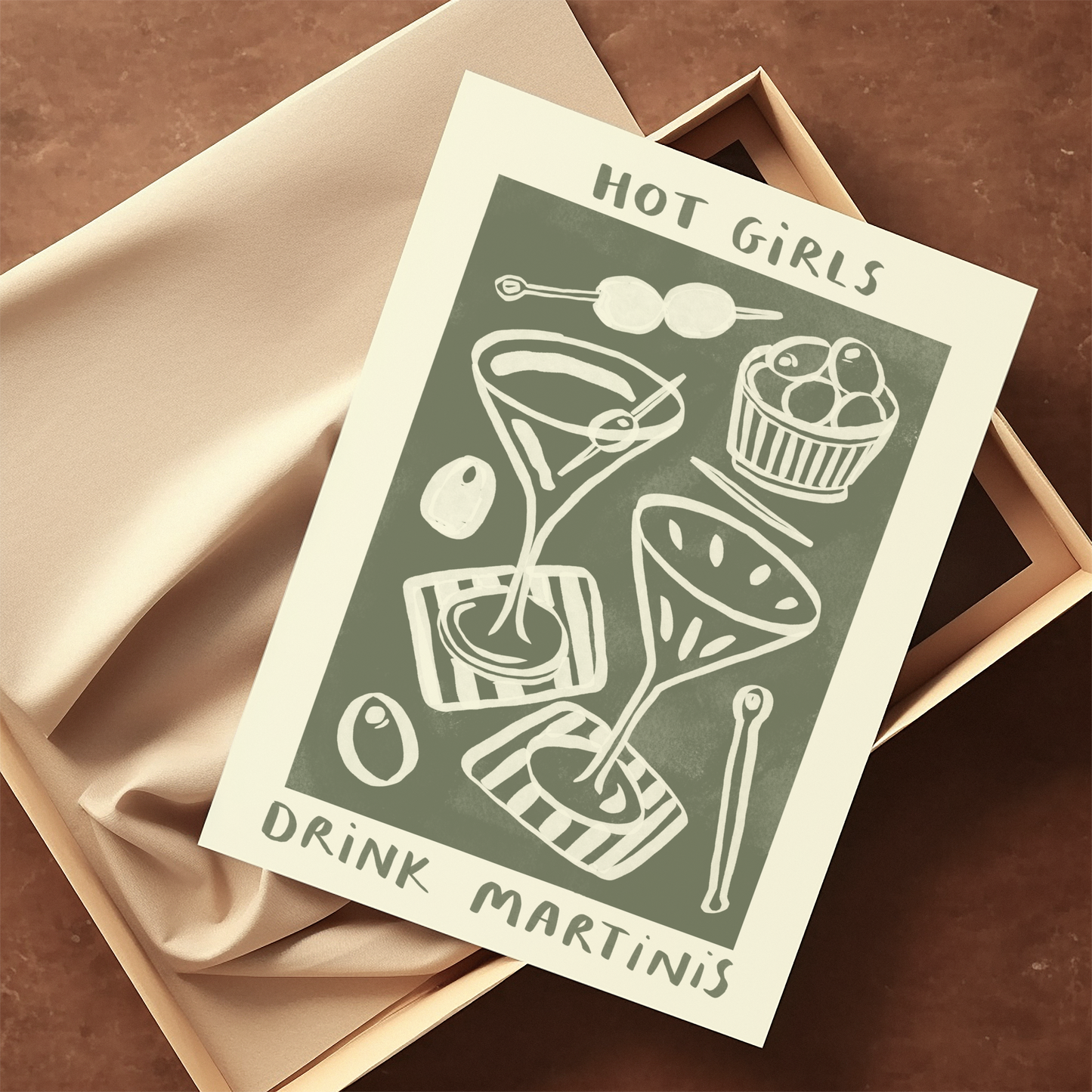 Hot Girls Drink Martinis
