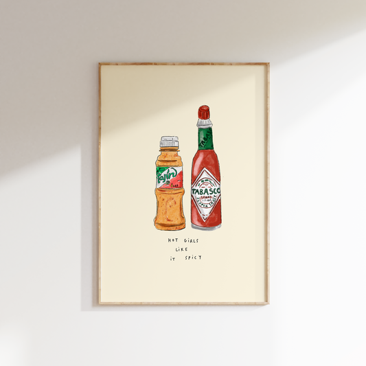 Hot Girls Like It Spicy - Tajin and Tabasco