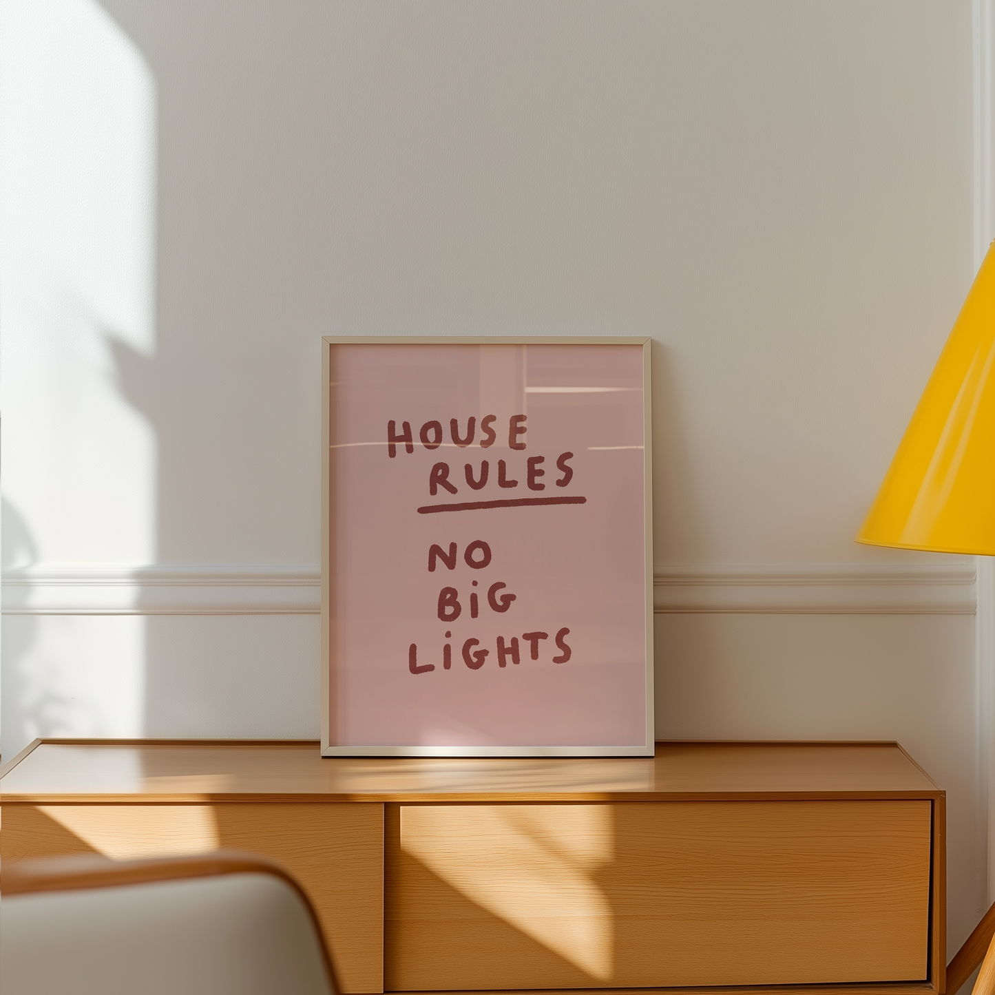 House Rules - No Big Lights