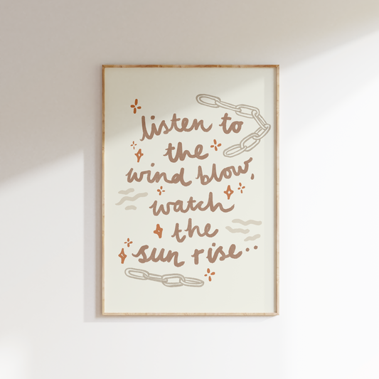 Listen To The Wind Blow, Watch The Sunrise - Fleetwood Mac The Chain