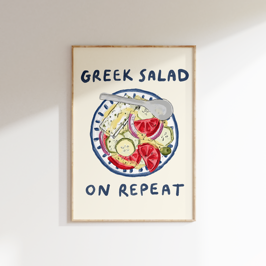Greek Salad On Repeat