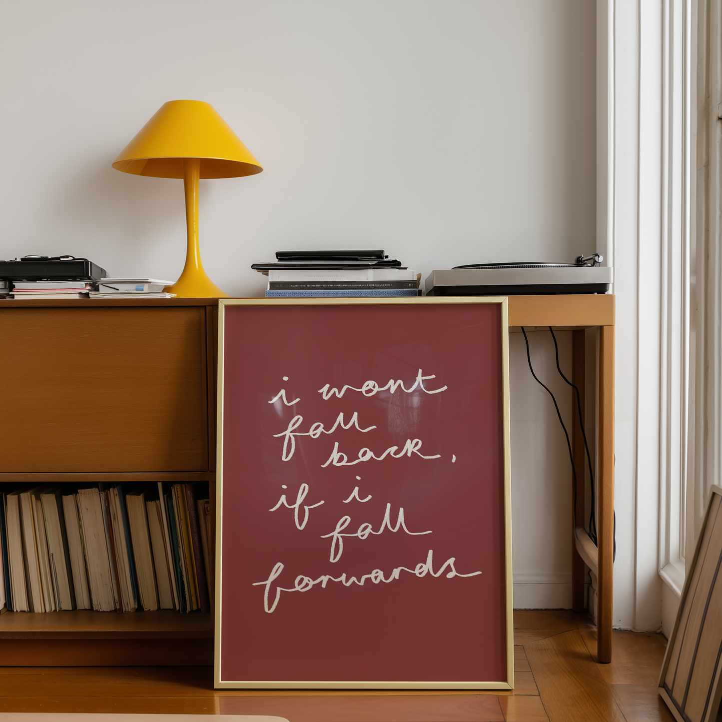 I Won't Fall Back, If I Fall Forwards