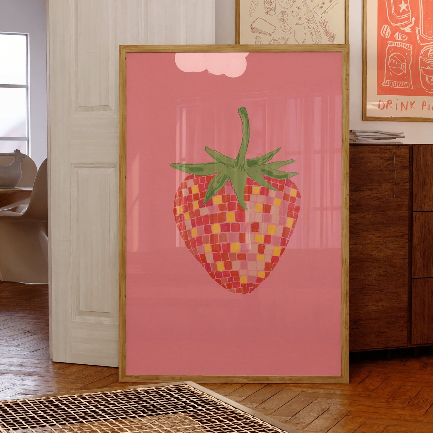 Disco Ball Strawberry