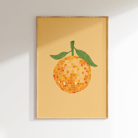 Disco Ball Orange