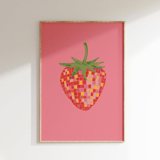 Disco Ball Strawberry
