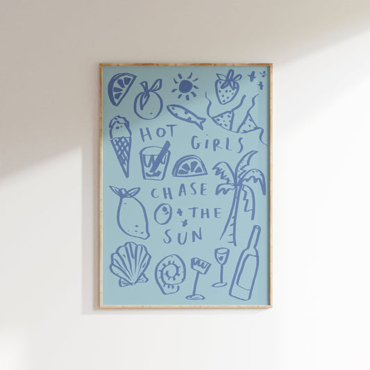 Hot Girls Chase The Sun