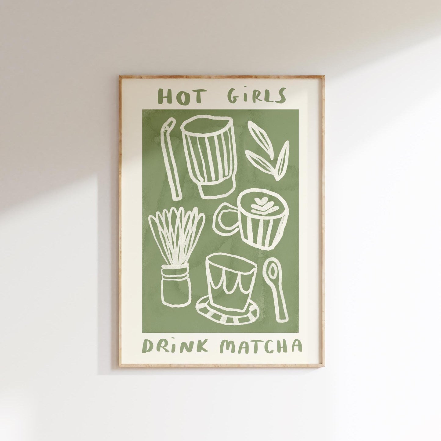 Hot Girls Drink Matcha
