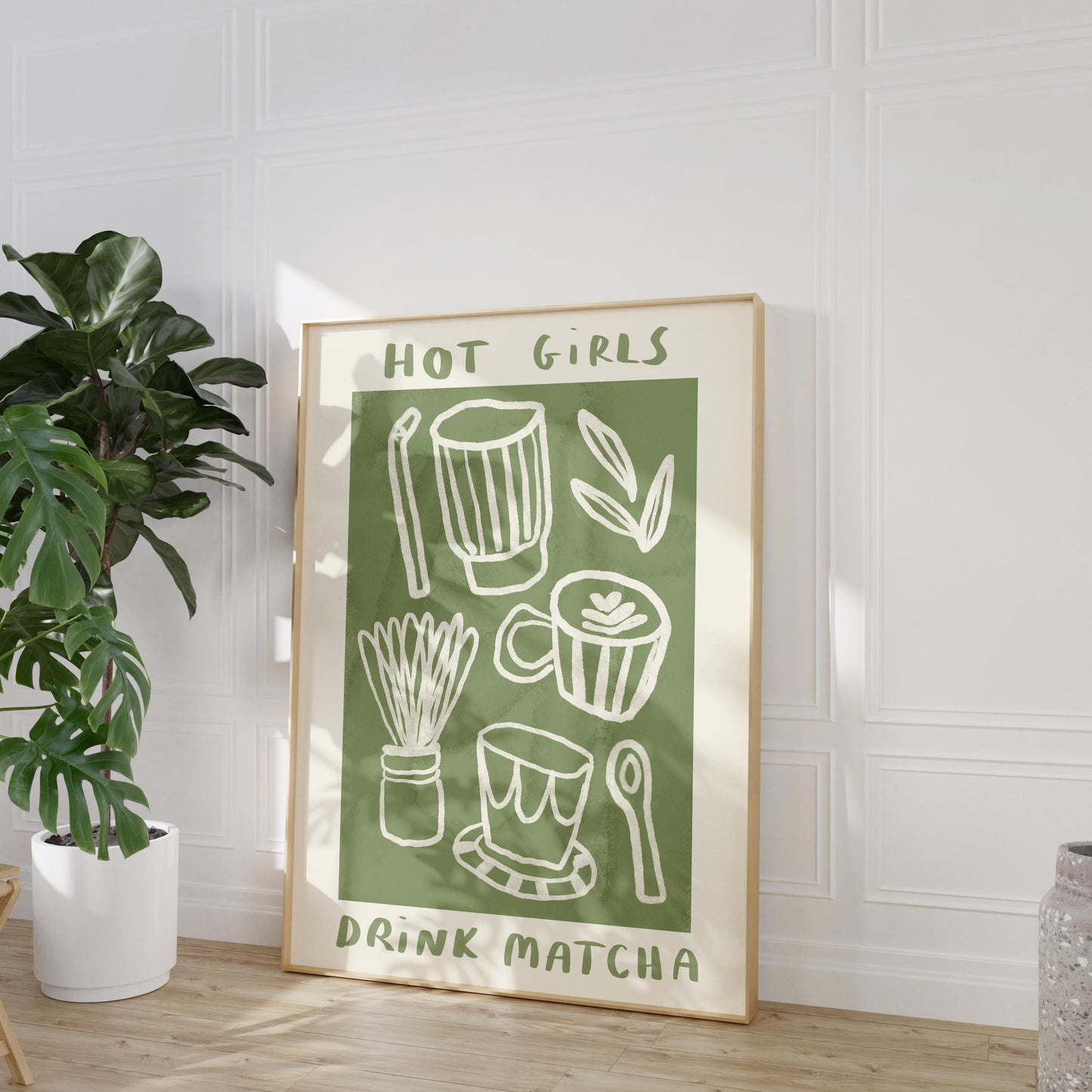 Hot Girls Drink Matcha