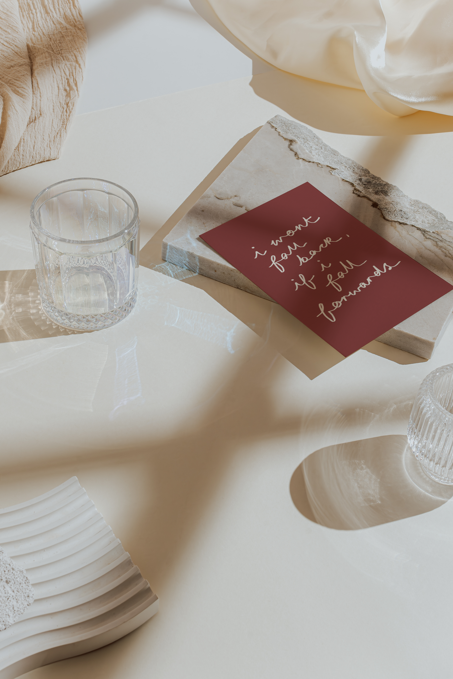 I Won't Fall Back, If I Fall Forwards