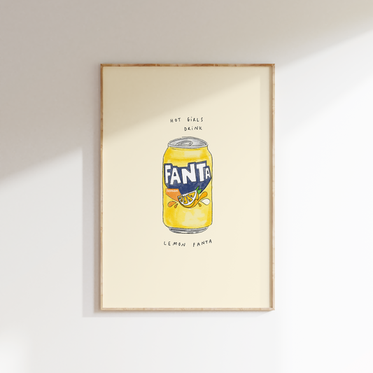 Hot Girls Drink Fanta Lemon