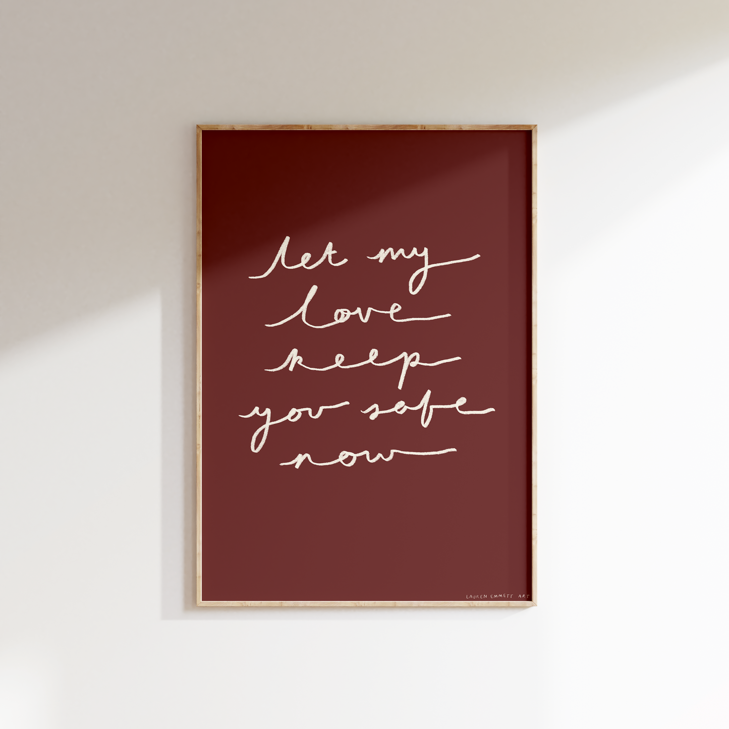 Let My Love Keep You Safe Now