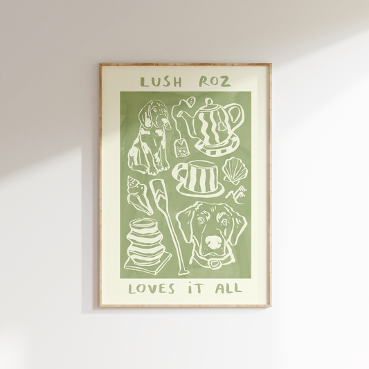Custom "Favourite Things" Illustration