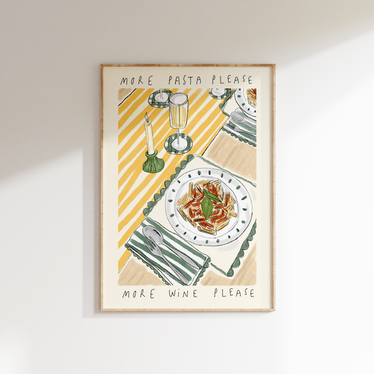 More Pasta, More Wine Please