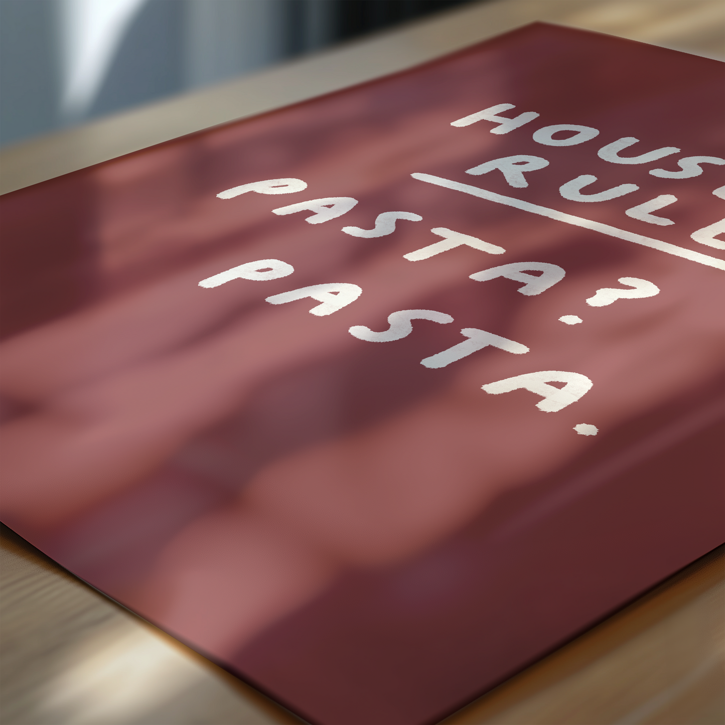 House Rules - Pasta? Pasta