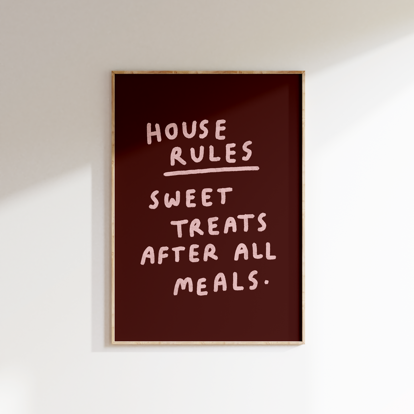 House Rules - Sweet Treats Always