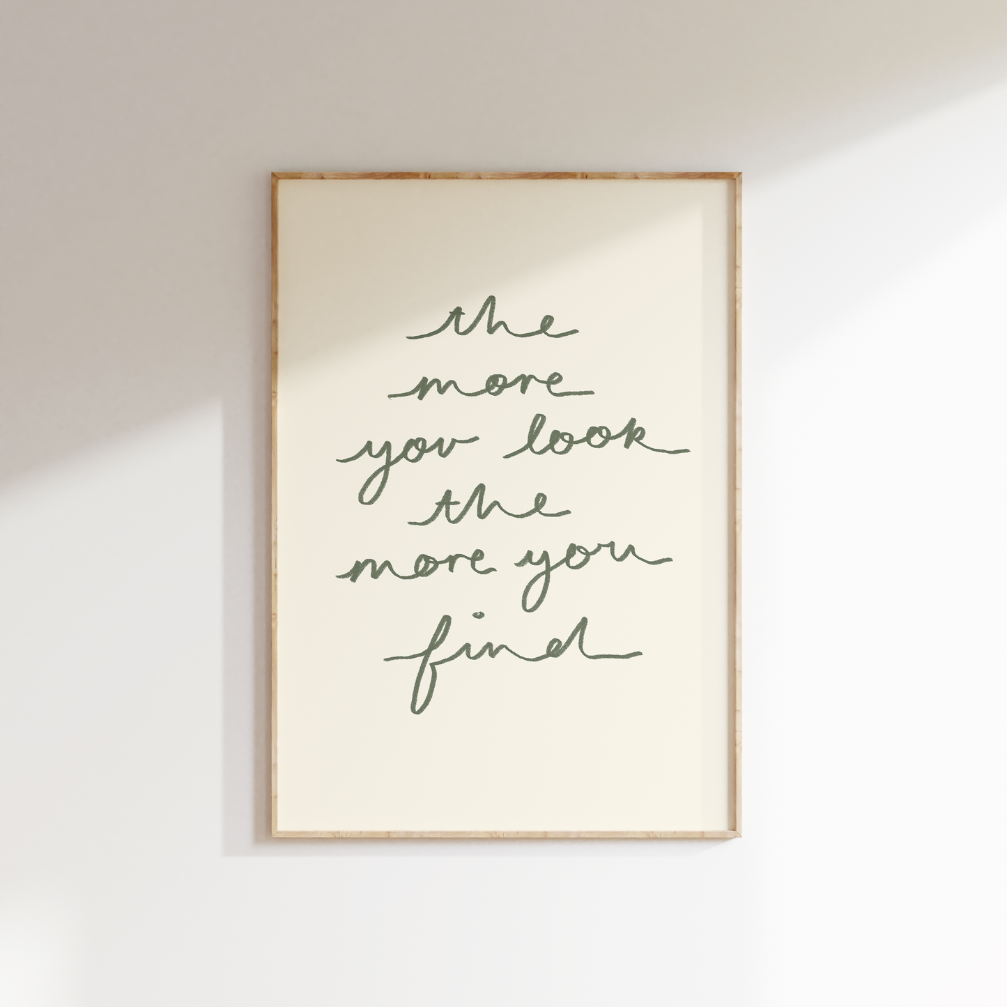 The More You Look, The More You Find