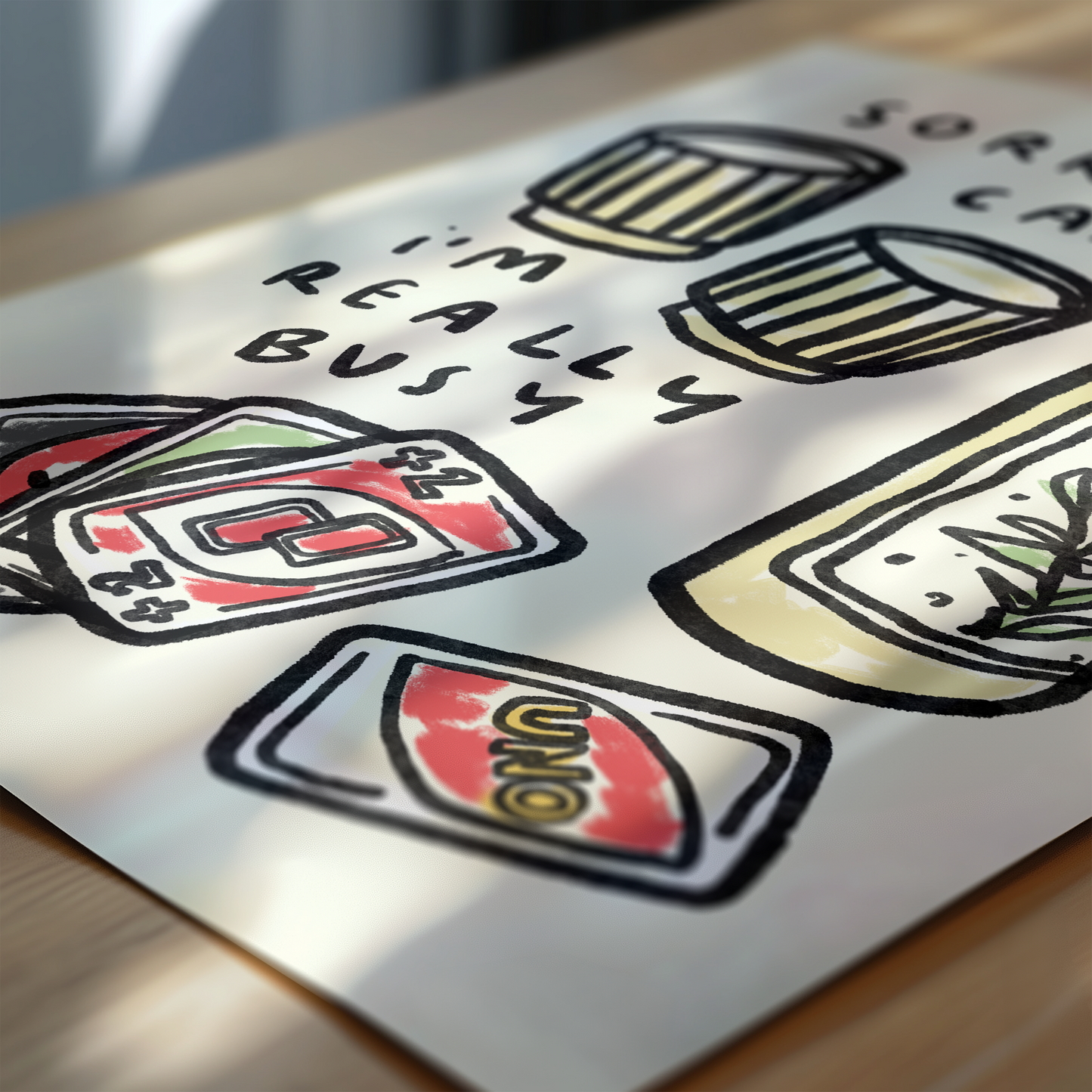 Sorry I'm Really Busy - Uno and Wine