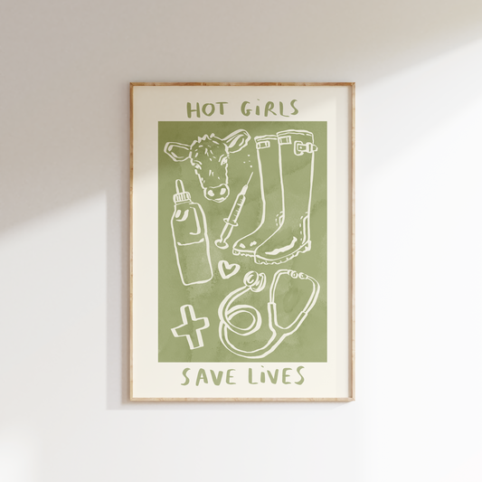 Hot Girls Save Lives - Farm Vets