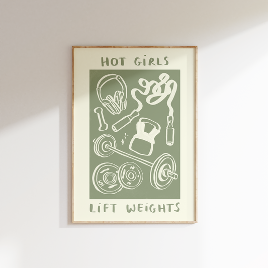 Hot Girls Lift Weights