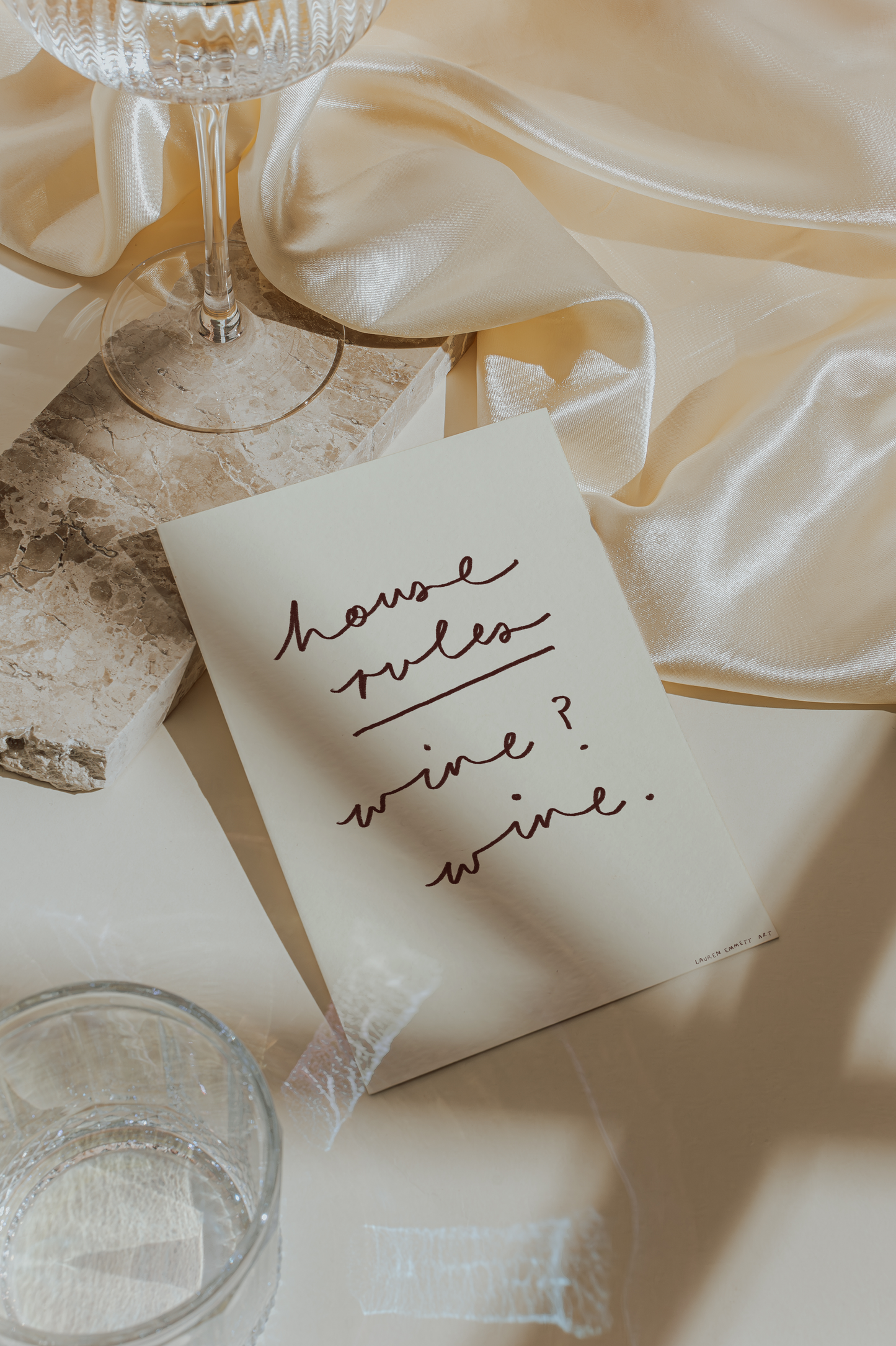 House Rules - Wine? Wine